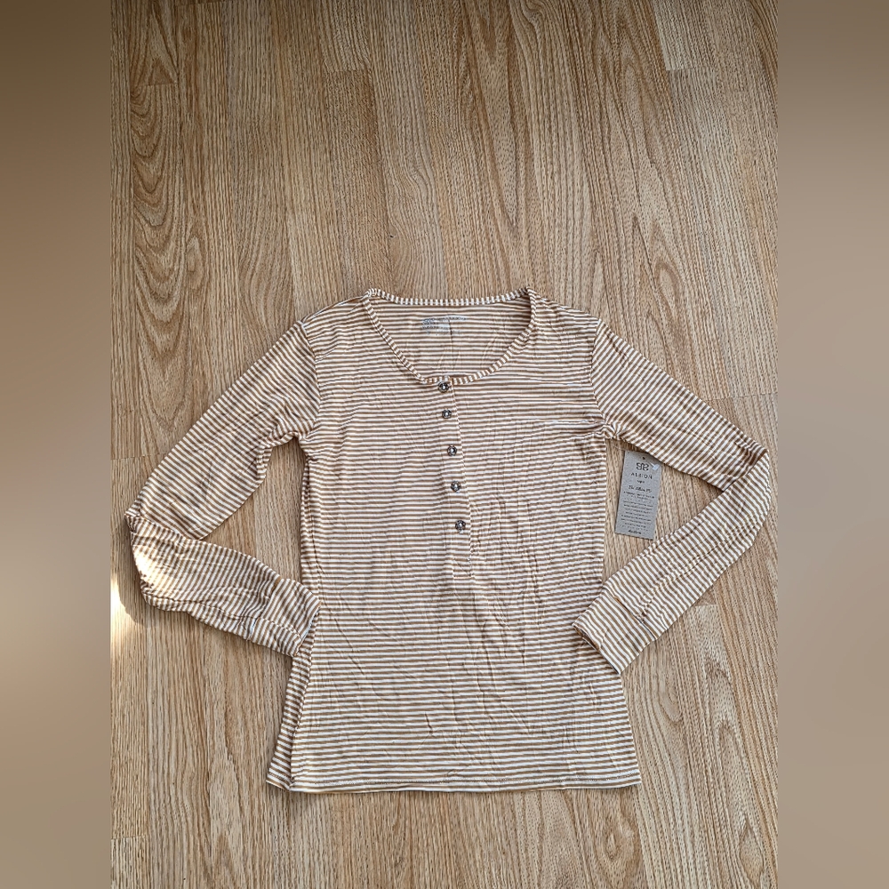 Albion Striped Henley Medium